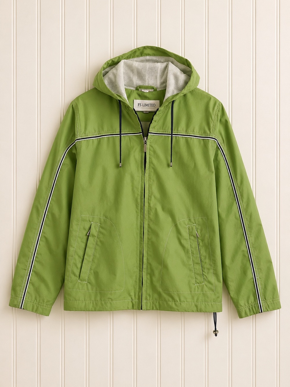 Vintage FS Limited Bright Green Windbreaker Jacket